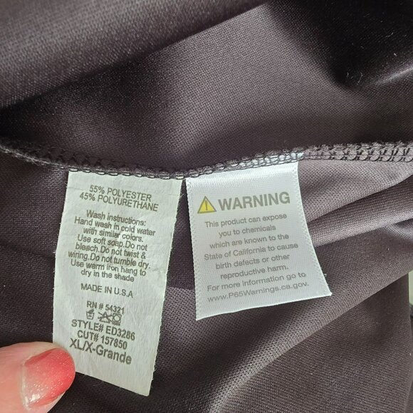 Windsor Black Faux Leather Mini Skirt XL Super Cute! NWT JJ4120 - Picture 6 of 7